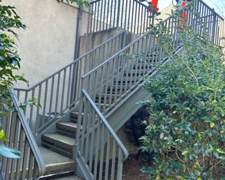 NOTE: entry is via the lower level of the house so steps are involved!