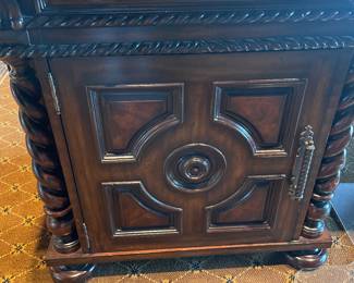 Maitland Smith leather top desk 7' 1" x 30" desk