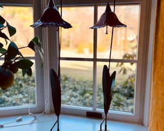 Metal garden ornaments