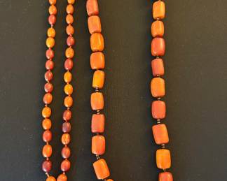 Amber necklaces