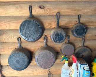 lots of cast iron