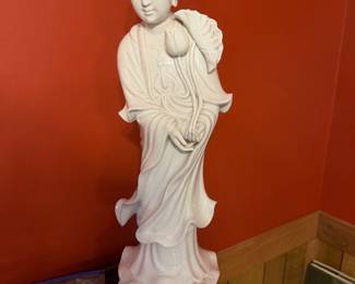large porcelain Guanyin - Goddess of Mercy