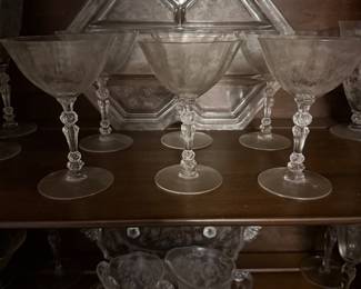 etched crystal pieces (Rosepoint)
