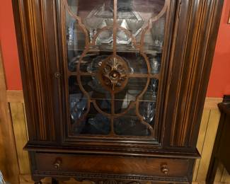 perfect size cottage style china cabinet