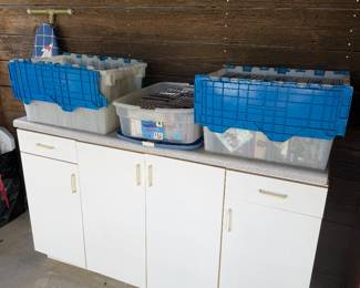 cabinet , tons of CDs