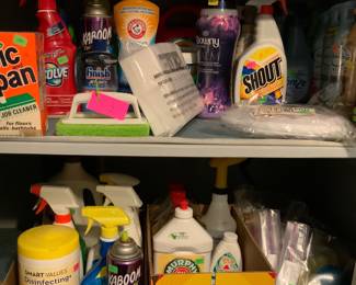 Household cleaning chemicals