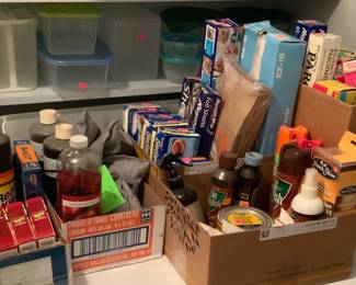 Insecticides, furniture polishes/waxes, food storage bags and wraps