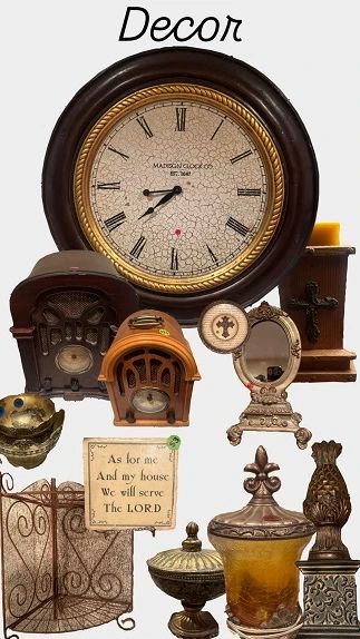 Many Decorator Items 