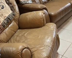 recliner and sofa