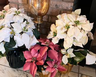 SILK POINSETTIAS