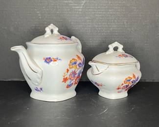 CZECHOSLOVAKIA CHINA TEAPOTS