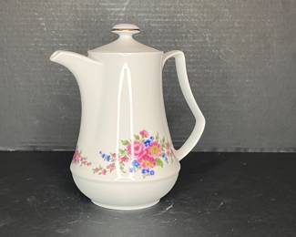 PINK FLORAL COFFEE POT