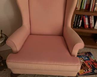 PINK QUEEN ANNE CHAIR