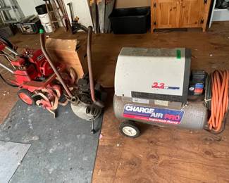 AIR COMPRESSOR AND TILLER