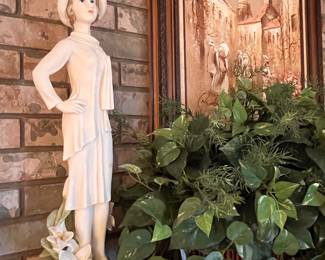 LARGE CERAMIC FIGURINE