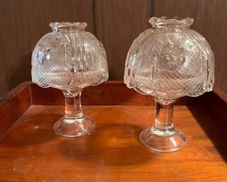 INDIANA GLASS FAIRY LAMPS