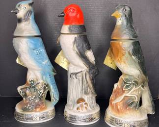 JIM BEAM WILDLIFE DECANTERS