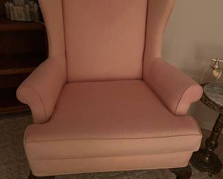 PINK QUEEN ANNE CHAIR