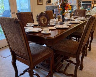 Dining Table with Six Chairs
