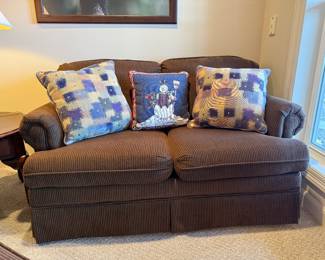 Brown Love Seat
