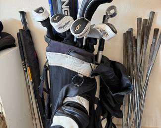 Golf Clubs and Bag