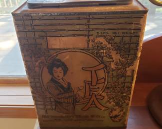 Tea tin