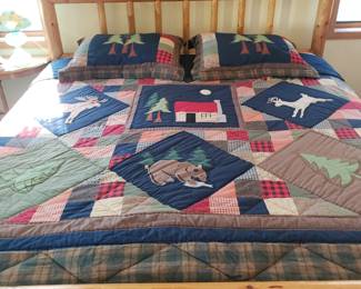 Cabin quilt w shams