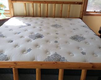 King bed w serta mattress