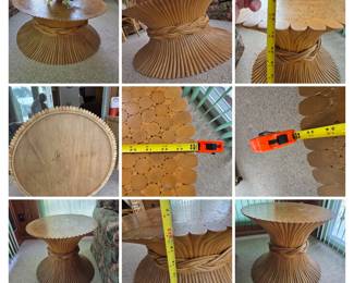 McGuire Bamboo Coffee and two end tables, excellent condition. End tables $800 coffee table $600