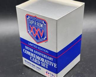 Super Bowl XXV - Silver Anniversary Commemorative Card Set
