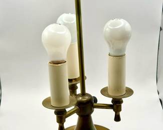 Vintage Triple Candlestick Lamp
