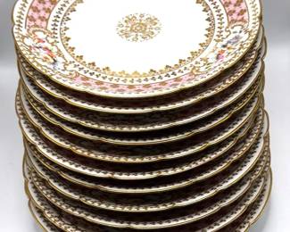 (12) 7.25” Saucers By Tilden Thurber Co - Providence RI
