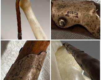 Wooden Cane With Solid Silver “George” Ring
