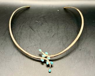 Sterling Silver Choker Necklace
