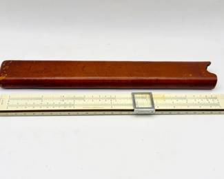 Vintage Ruler With Case
