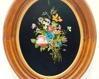 Vintage Foil Floral Art
