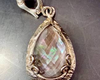 Sterling Silver Drop Necklace Pendant
