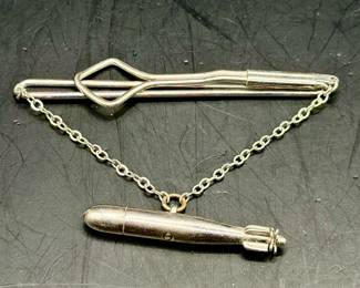 Shipyard Made Submarine Torpedo Tie Bar
