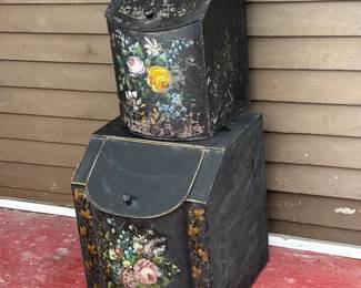 (2) Vintage Scuttles/Coal Bins
