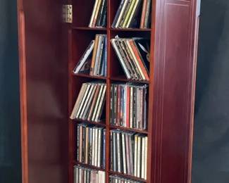 Kenwood CD Player, CDs, And Tower