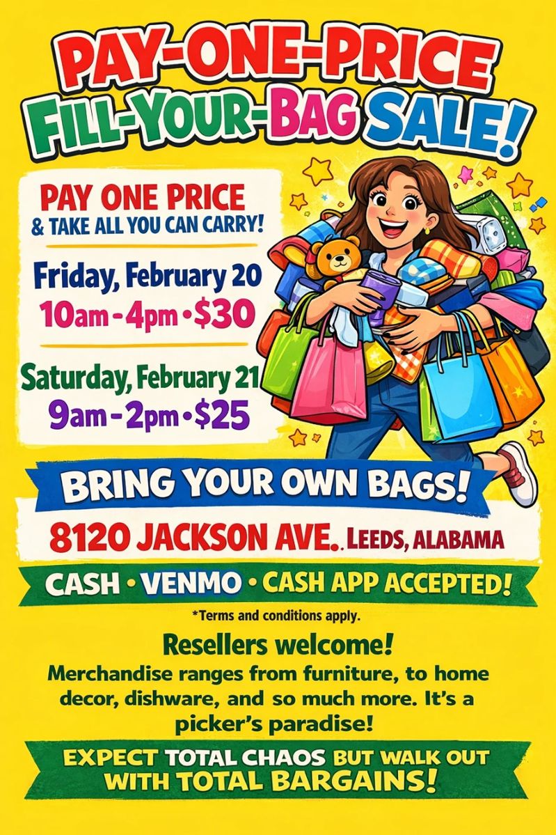 bag sale poster