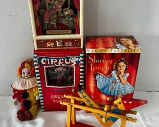 Vintage Circus Toys Shirley Temple VHS Set