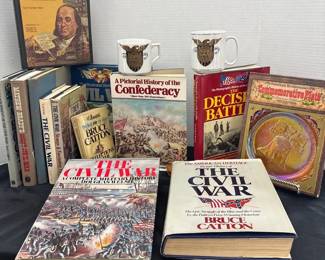 Civil War History Books, Bicentennial Plate