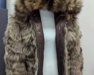 Vintage Raccoon Fur Coat