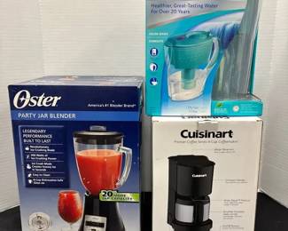 Oster Blender, Brita Water Filter, Coffee Pot
