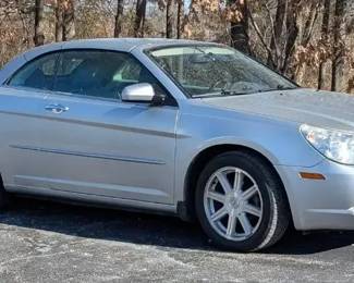  01 2008 Chrysler Sebring Limited Convertible