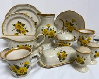 Vintage Mikasa Sunnyside Dining Set