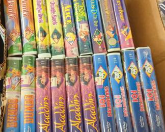 Black Diamond Disney VHS Tapes 