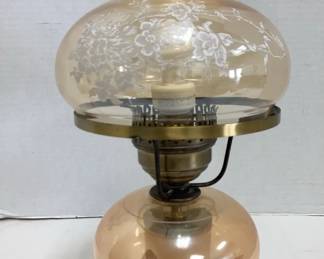 Vintage Electric Hurricane Lamp
