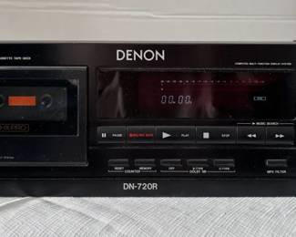 Denon DN720R Professional Grade Stereo Cassette Tape Deck 